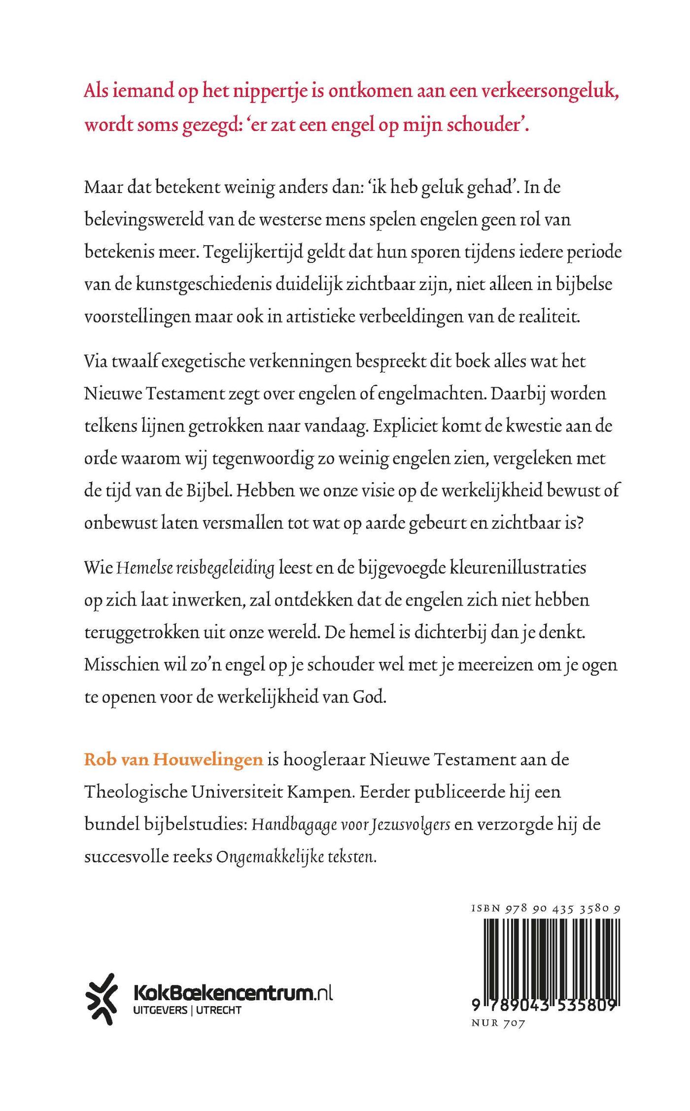 Achterkant van Hemelse reisbegeleiding