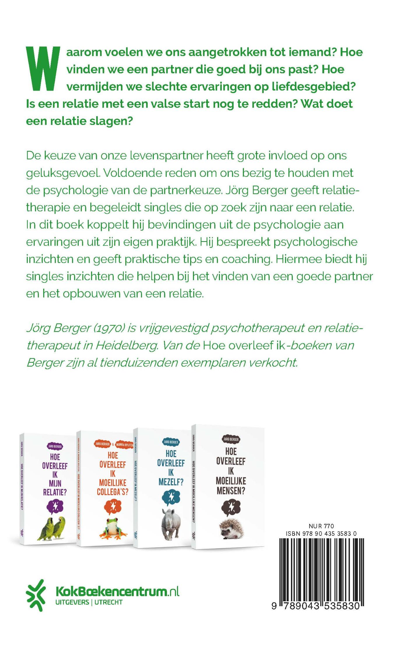 Achterkant van Hoe vind ik de ware?