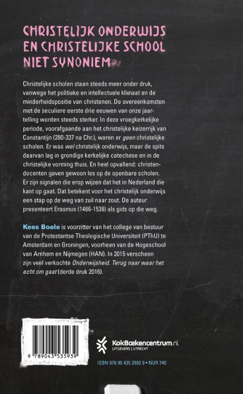 Achterkant van Van zuil naar zout