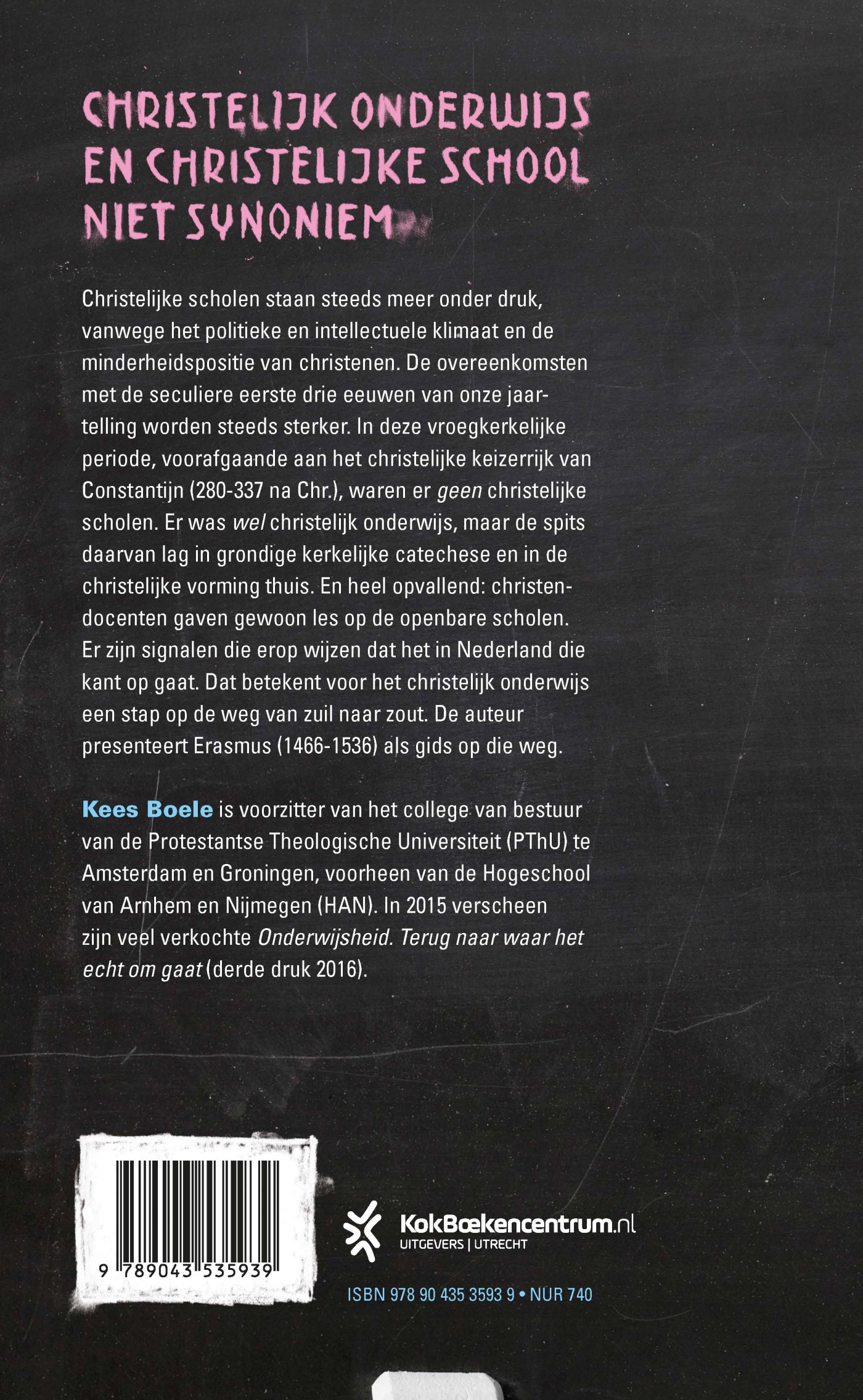 Achterkant van Van zuil naar zout