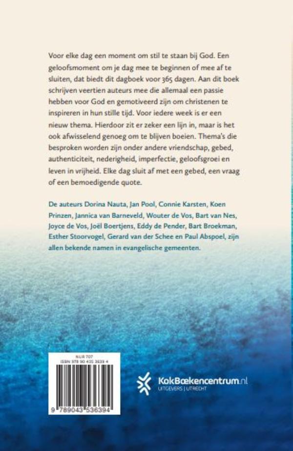 Achterkant van Geloofsmomenten