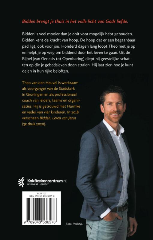 Achterkant van Bidden maakt licht