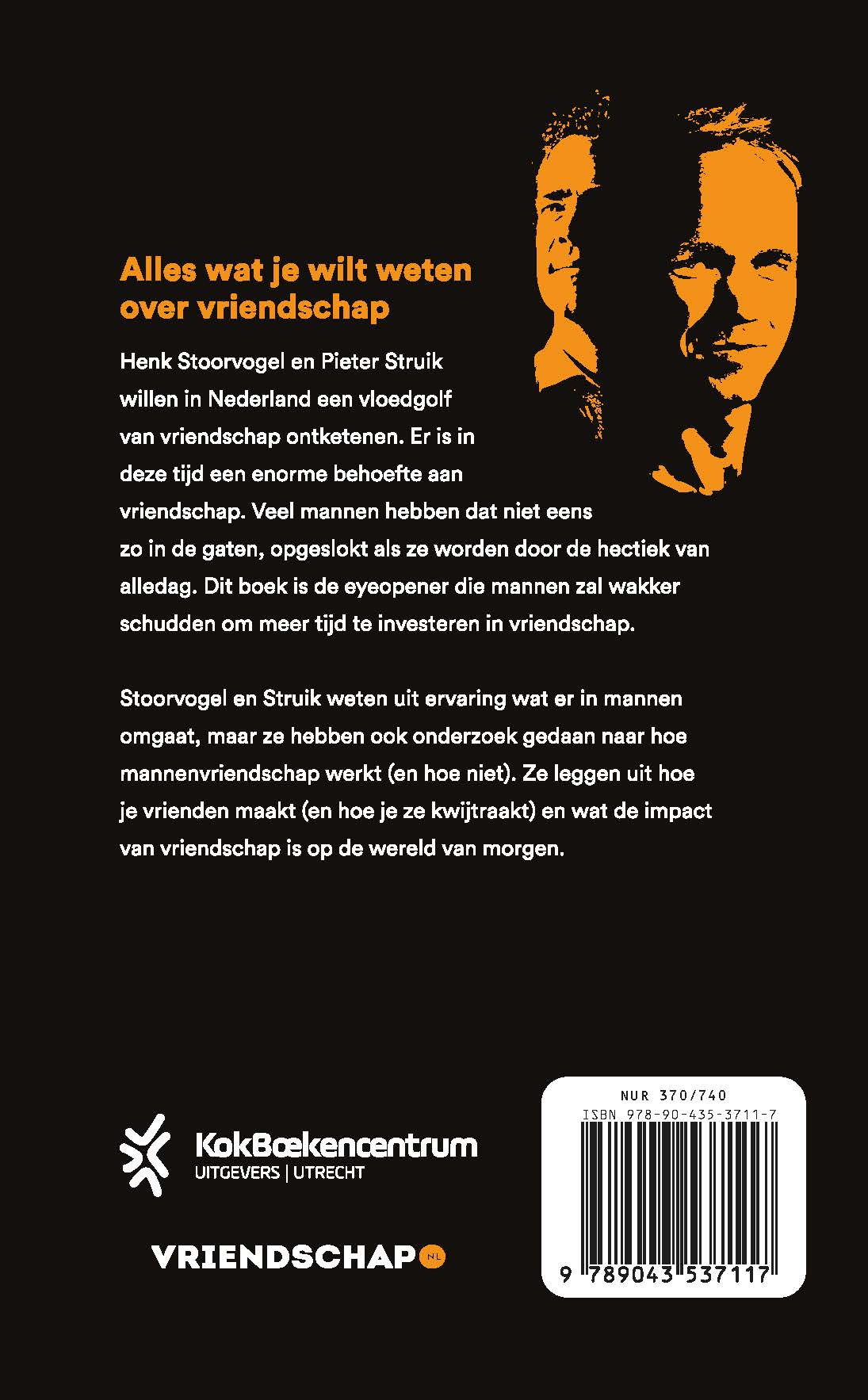 Achterkant van Vriendschap of je leven