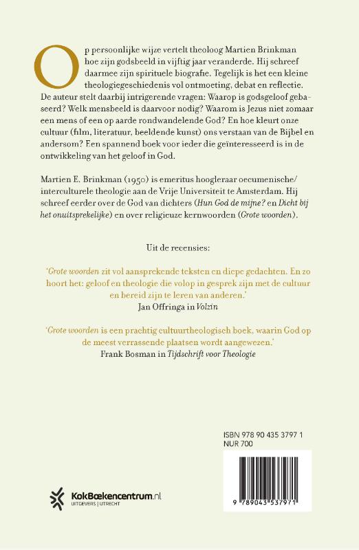 Achterkant van Hoe mijn God veranderde