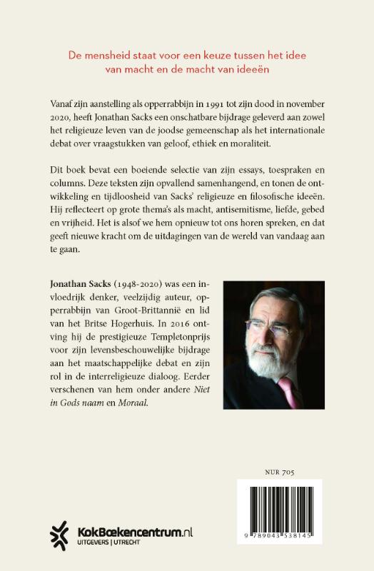 Achterkant van De kracht van ideeën