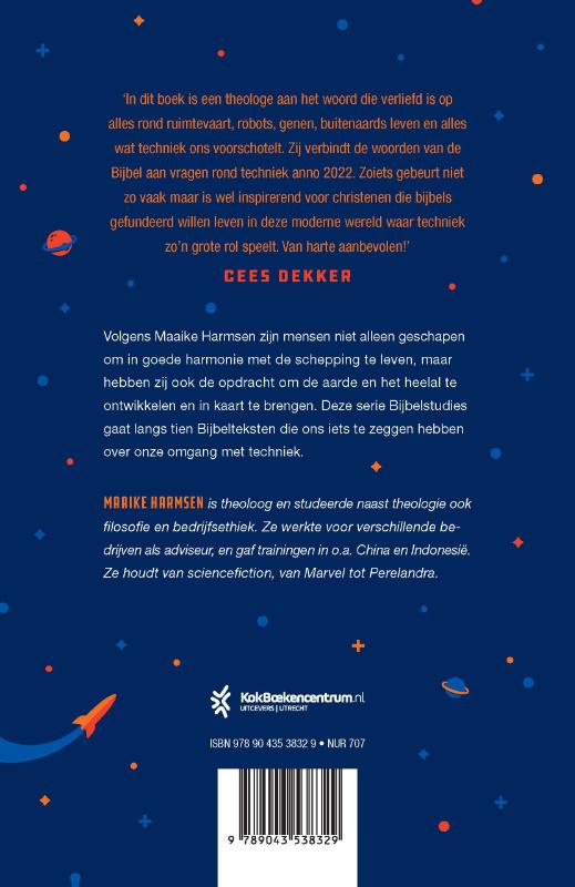 Achterkant van Dank God voor techniek