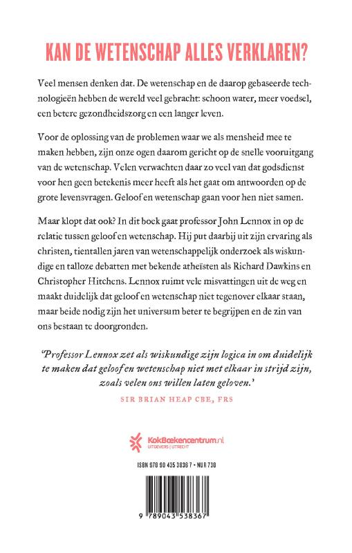 Achterkant van Kan de wetenschap alles verklaren?