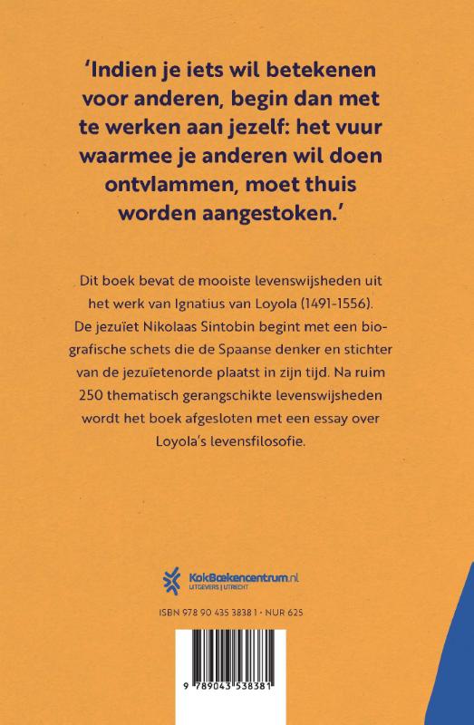 Achterkant van Ignatius van Loyola