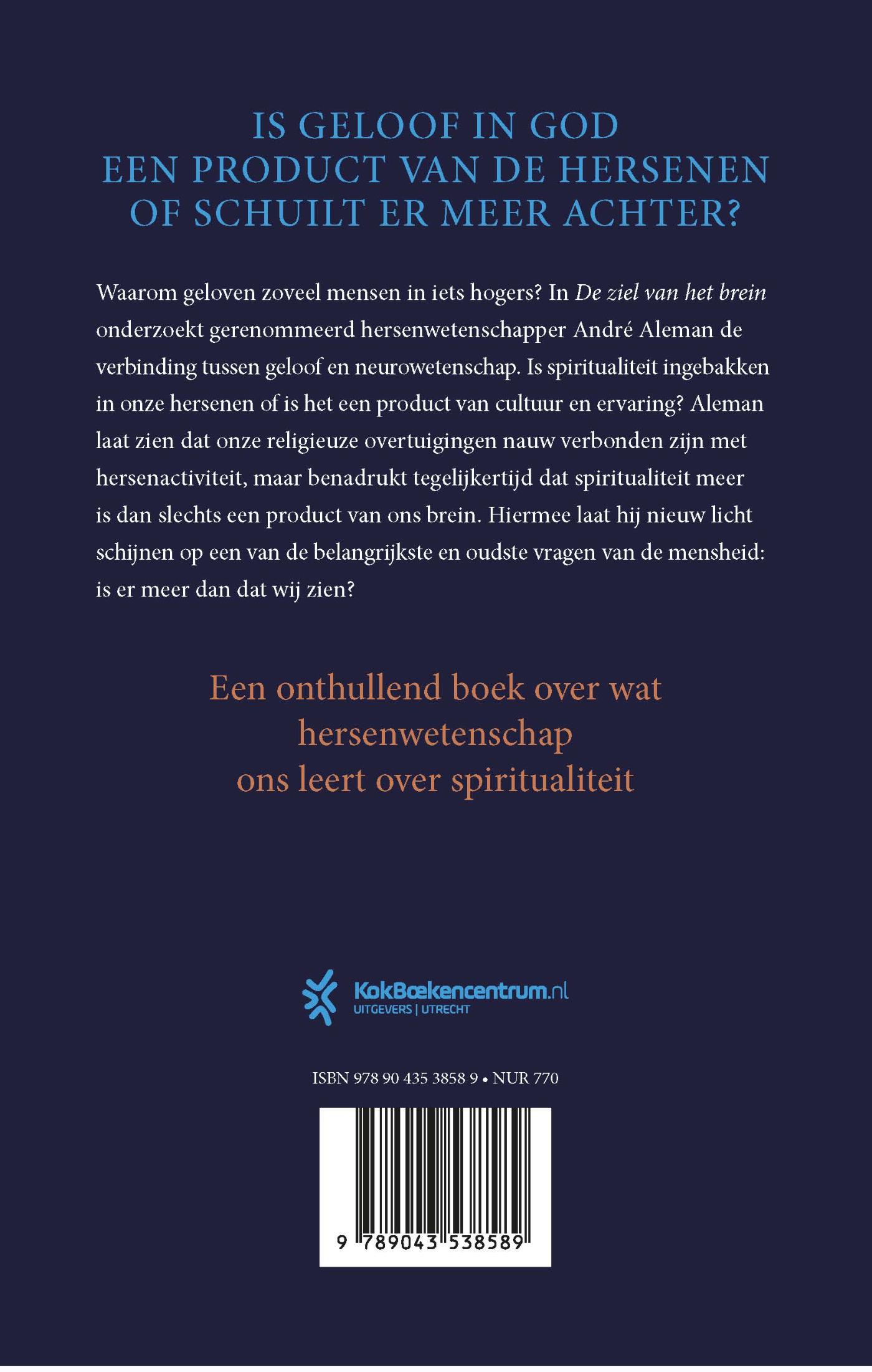 Achterkant van De ziel van het brein