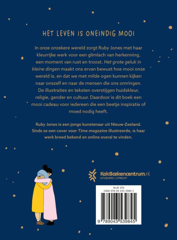 Achterkant van Het grote geluk in kleine dingen