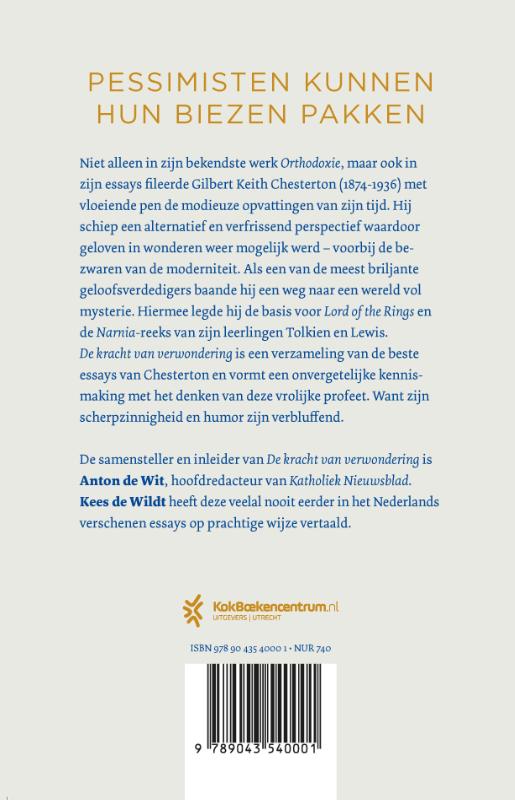 Achterkant van De kracht van verwondering