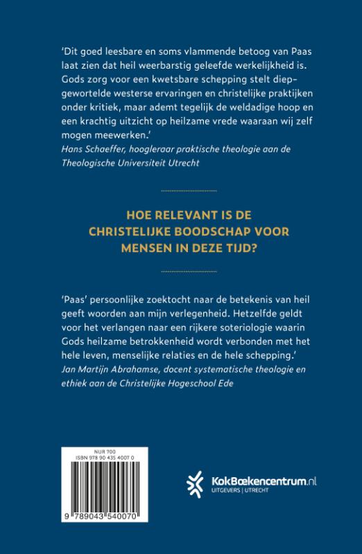 Achterkant van Vrede op aarde