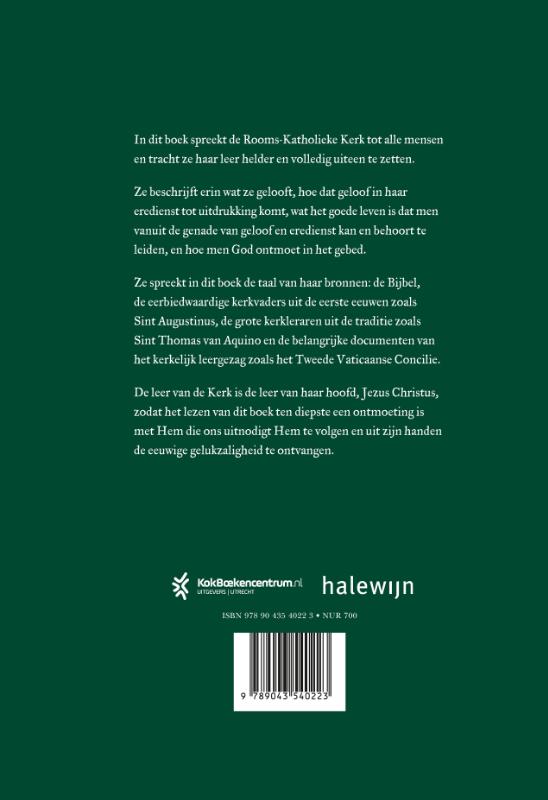 Achterkant van Catechismus van de Katholieke Kerk