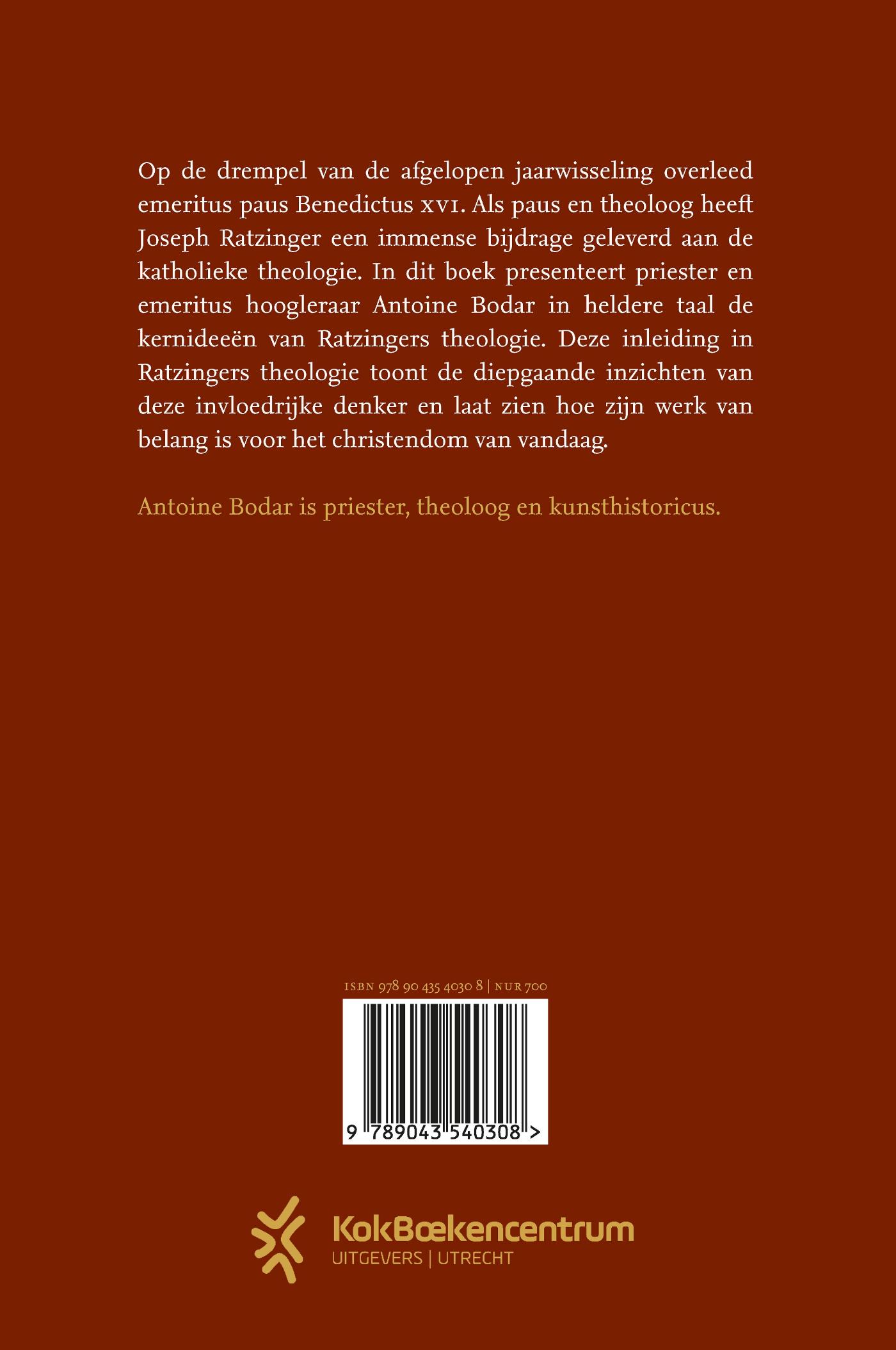 Achterkant van Joseph Ratzinger
