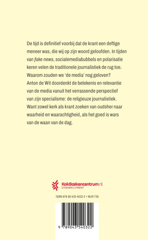 Achterkant van Geloof jij het?
