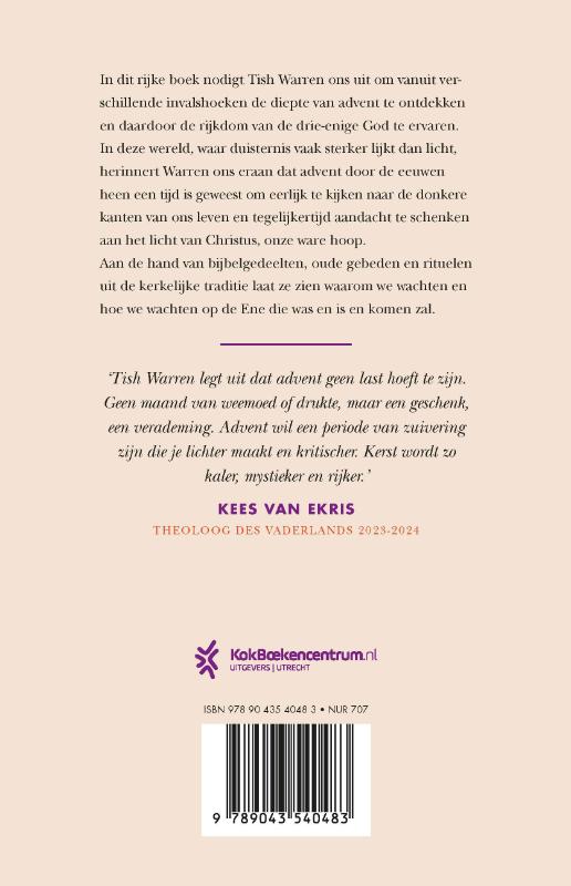Achterkant van Advent