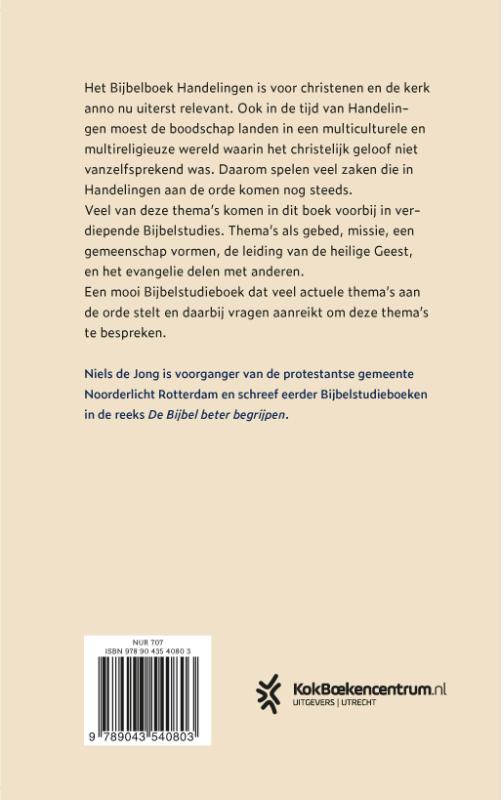 Achterkant van Een woord voor nu