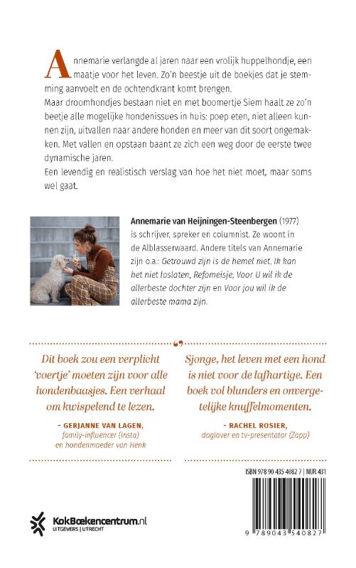 Achterkant van Dat doet-ie anders nooit