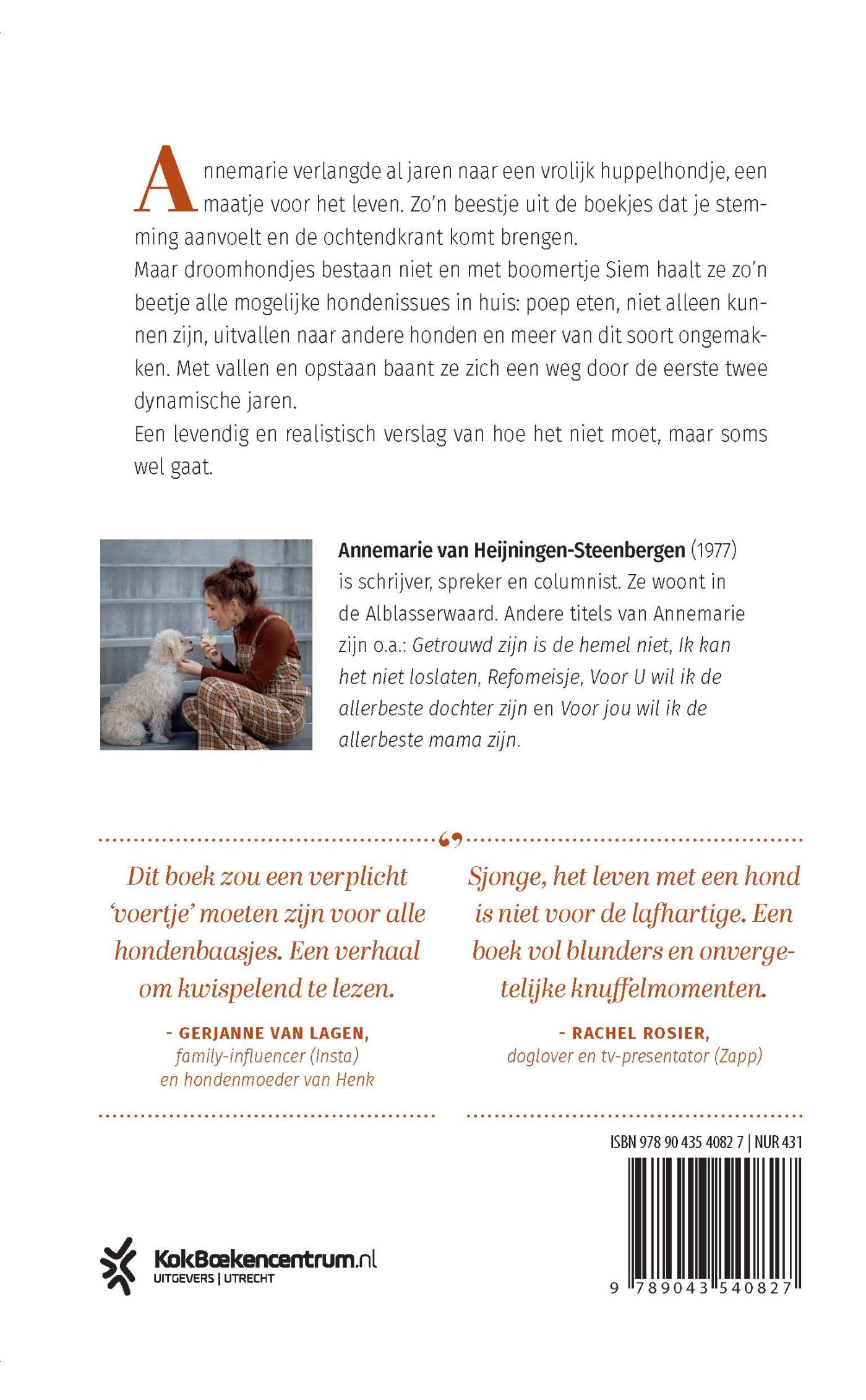 Achterkant van Dat doet-ie anders nooit