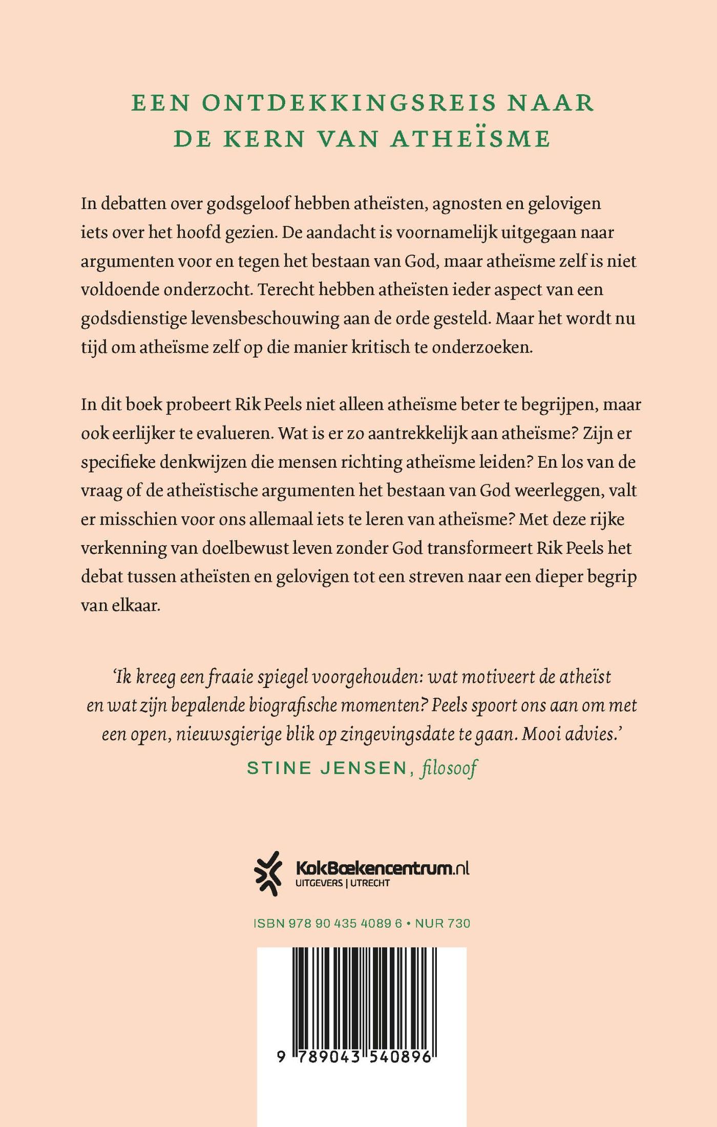 Achterkant van Leven zonder God
