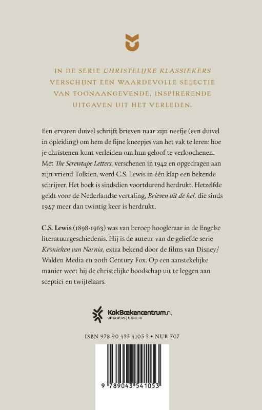 Achterkant van Brieven uit de hel