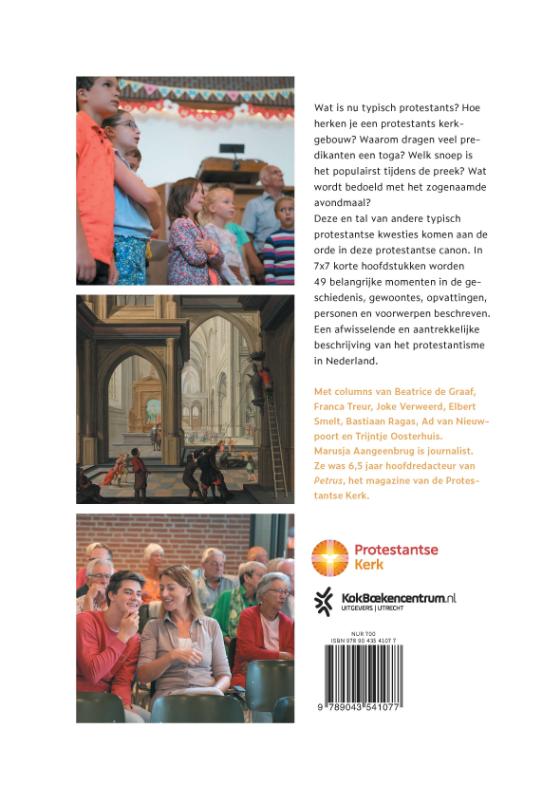Achterkant van Canon van het Nederlandse protestantisme