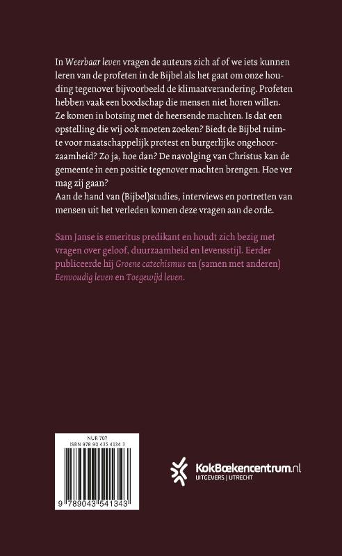 Achterkant van Weerbaar leven