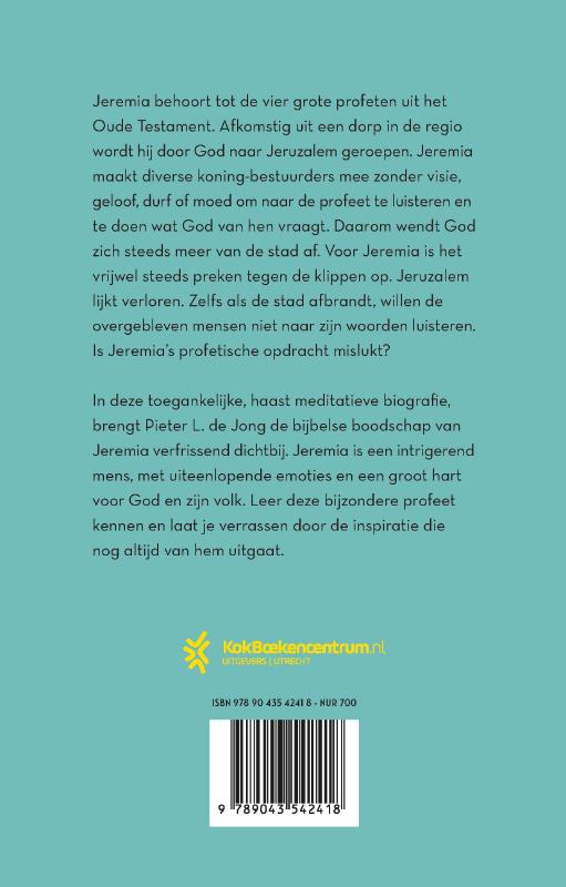 Achterkant van Jeremia