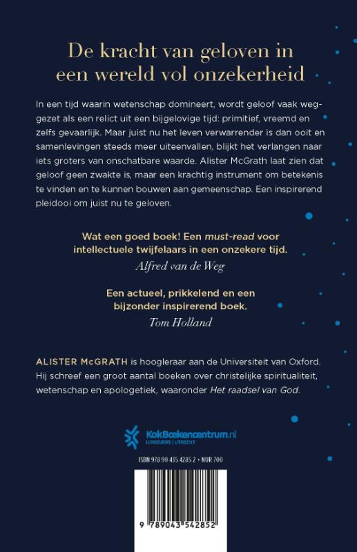 Achterkant van Waarom nu nog geloven?