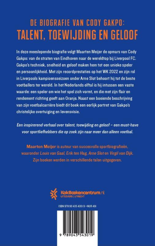 Achterkant van Gakpo