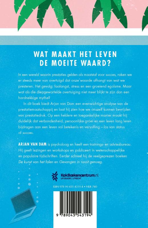 Achterkant van Succesvol naar de haaien