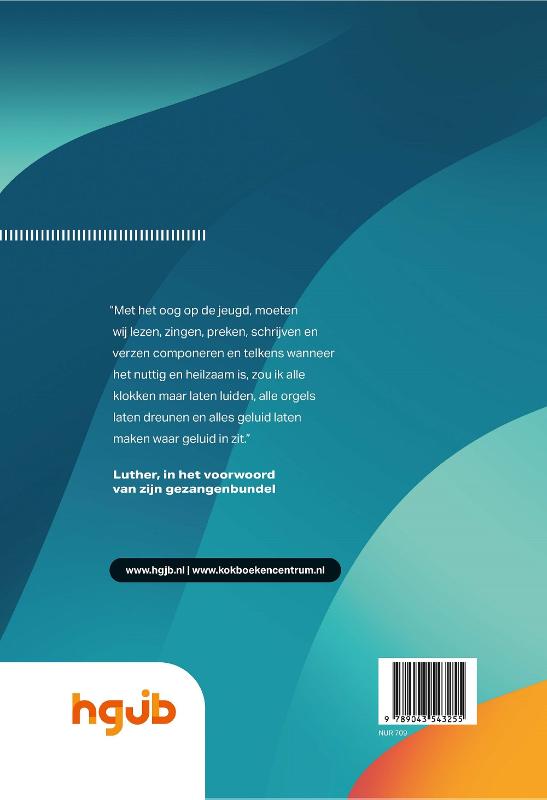 Achterkant van Muziekboek
