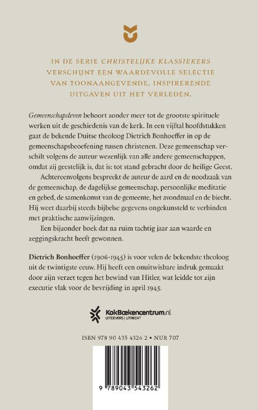 Achterkant van Gemeenschapsleven