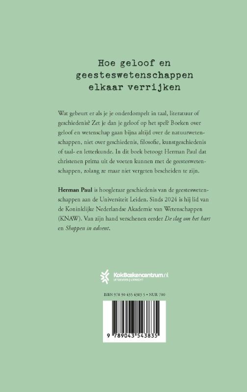 Achterkant van Een oefening in bescheidenheid