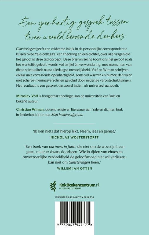 Achterkant van Glinsteringen