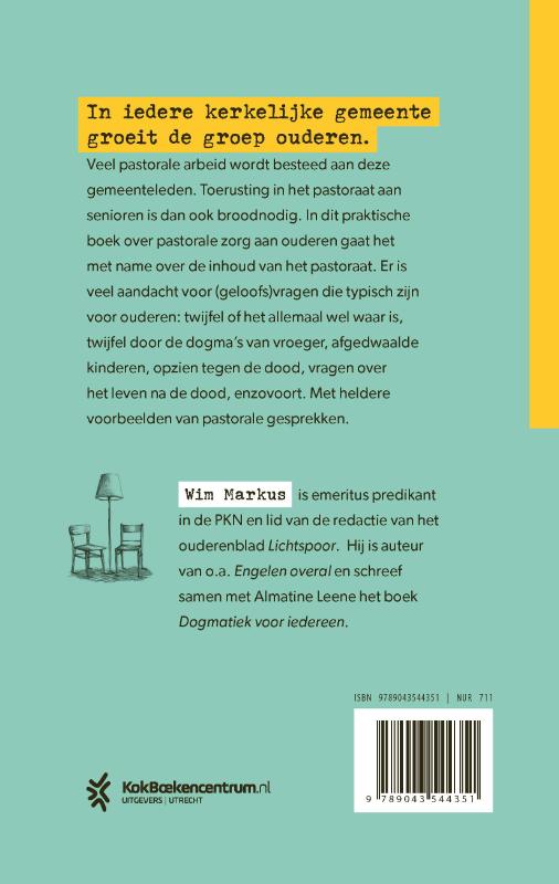 Achterkant van Ontmoetingen in de avond
