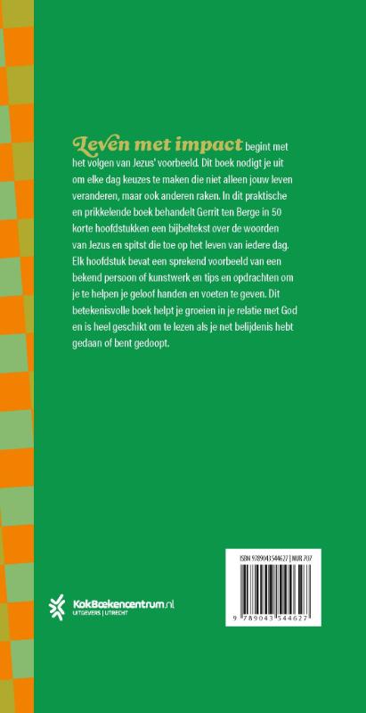 Achterkant van Leven met impact
