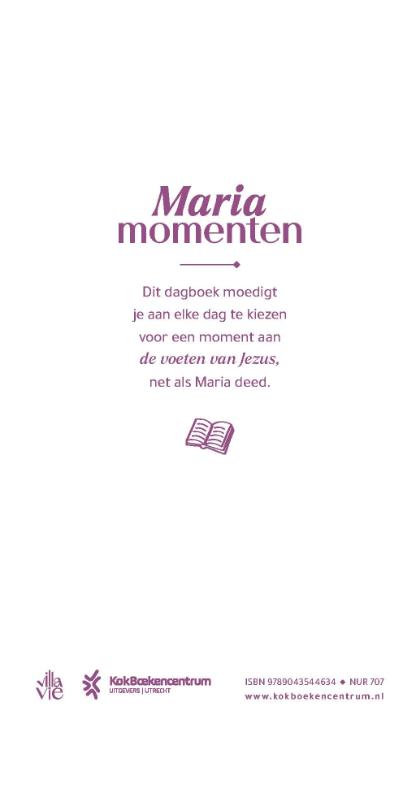 Achterkant van Mariamomenten