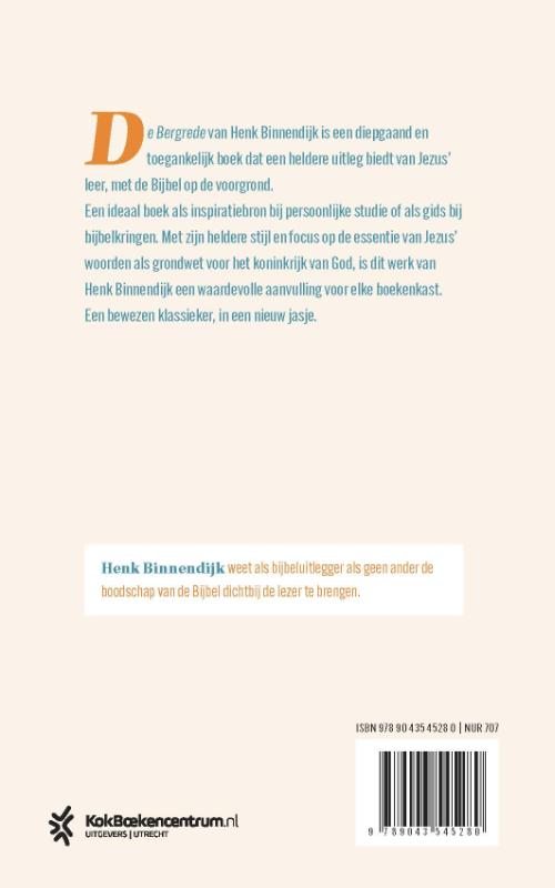 Achterkant van De bergrede