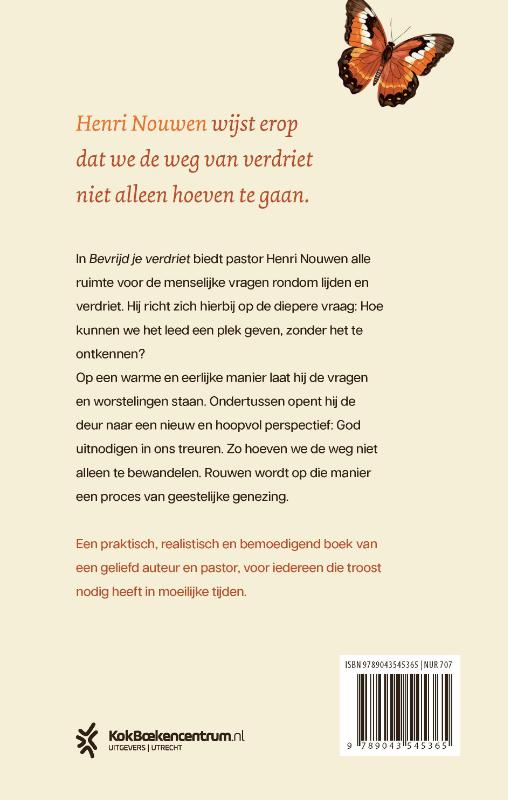 Achterkant van Bevrijd je verdriet