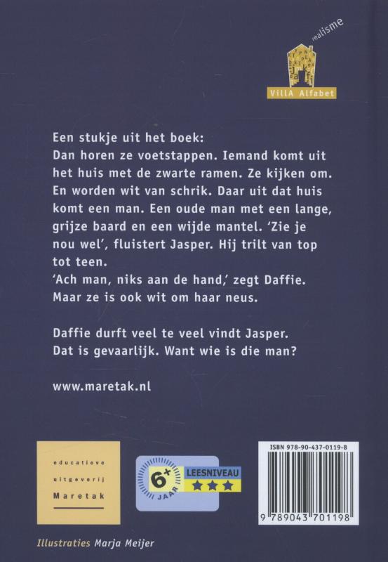 Achterkant van Daffie durft (wel heel erg veel )
