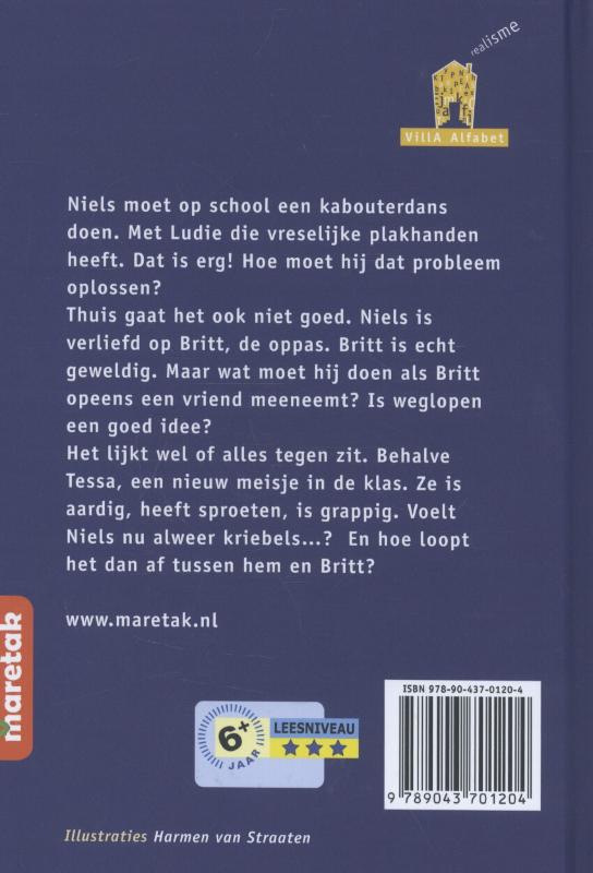 Achterkant van Kriebels