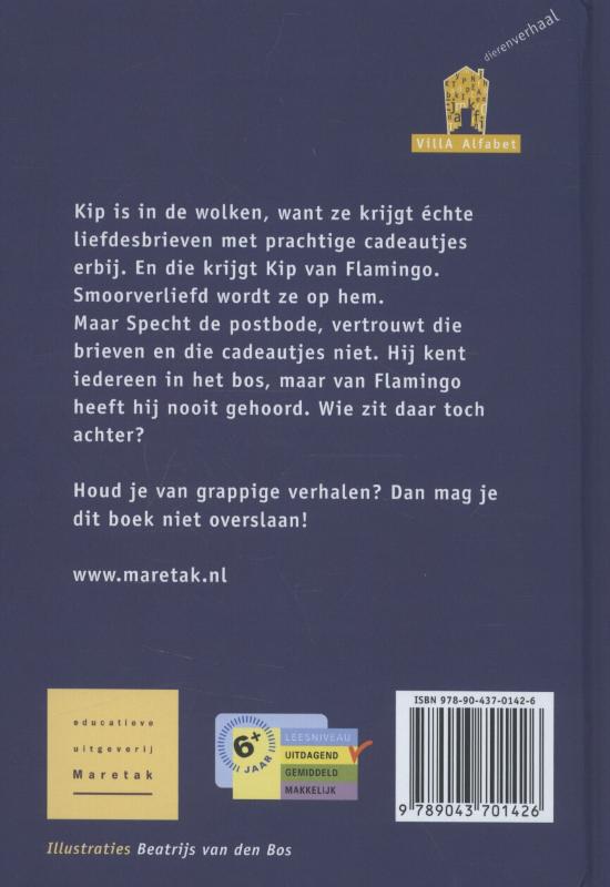 Achterkant van Kip in de wolken