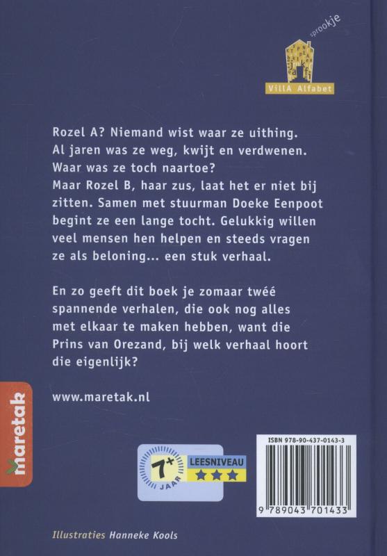 Achterkant van Waar ben je, Rozel A?