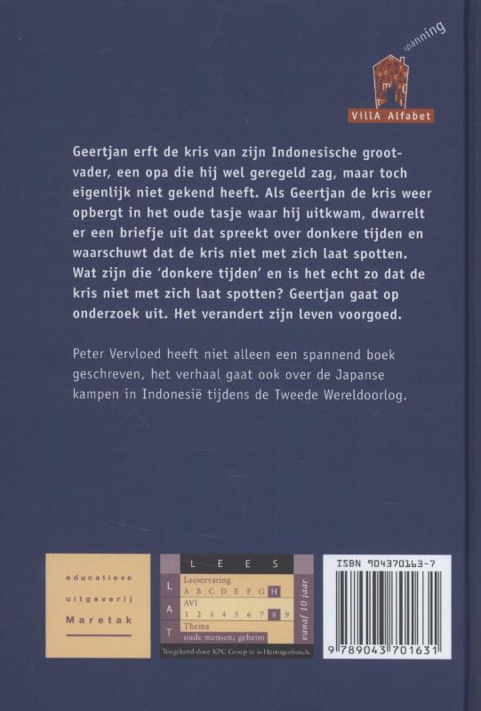 Achterkant van Gloeiende geheimen
