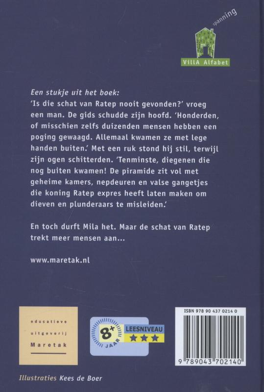 Achterkant van De schat van Ratep