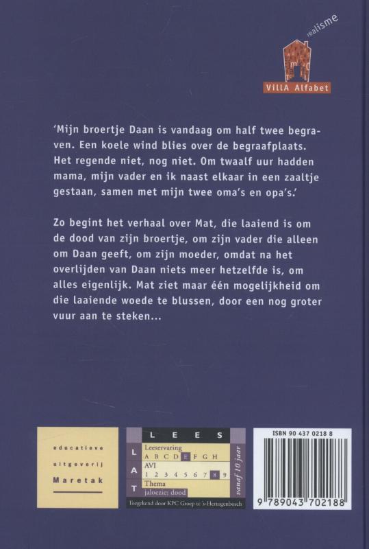 Achterkant van Laaiend