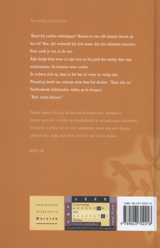 Achterkant van Fabian en het mes