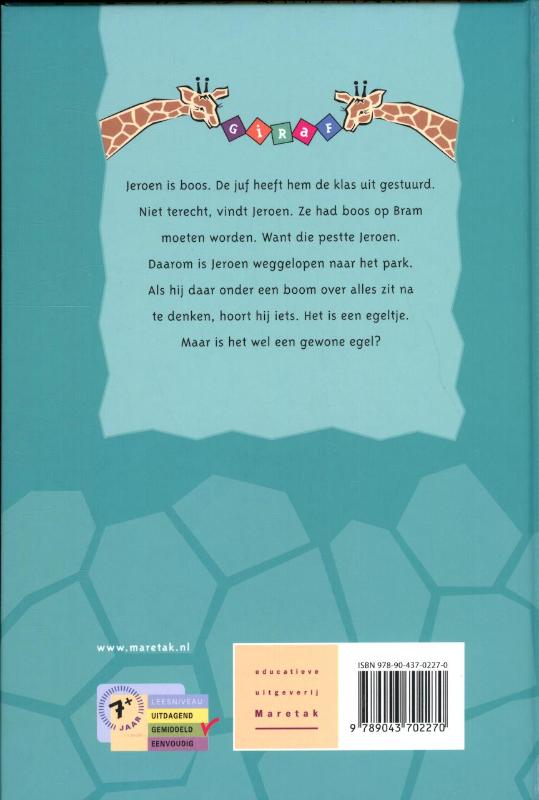 Achterkant van Au, dat prikt!