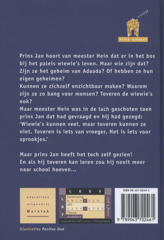 Achterkant van Het geheim van Adaada